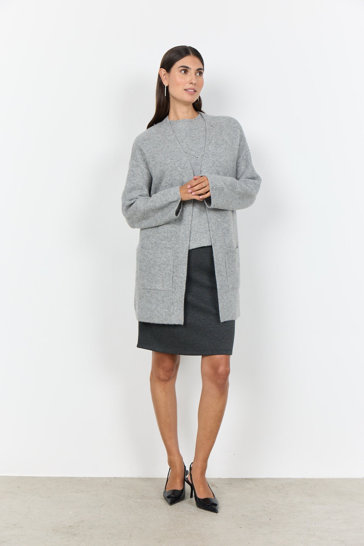 SC-AVALON 3 Cardigan Grey