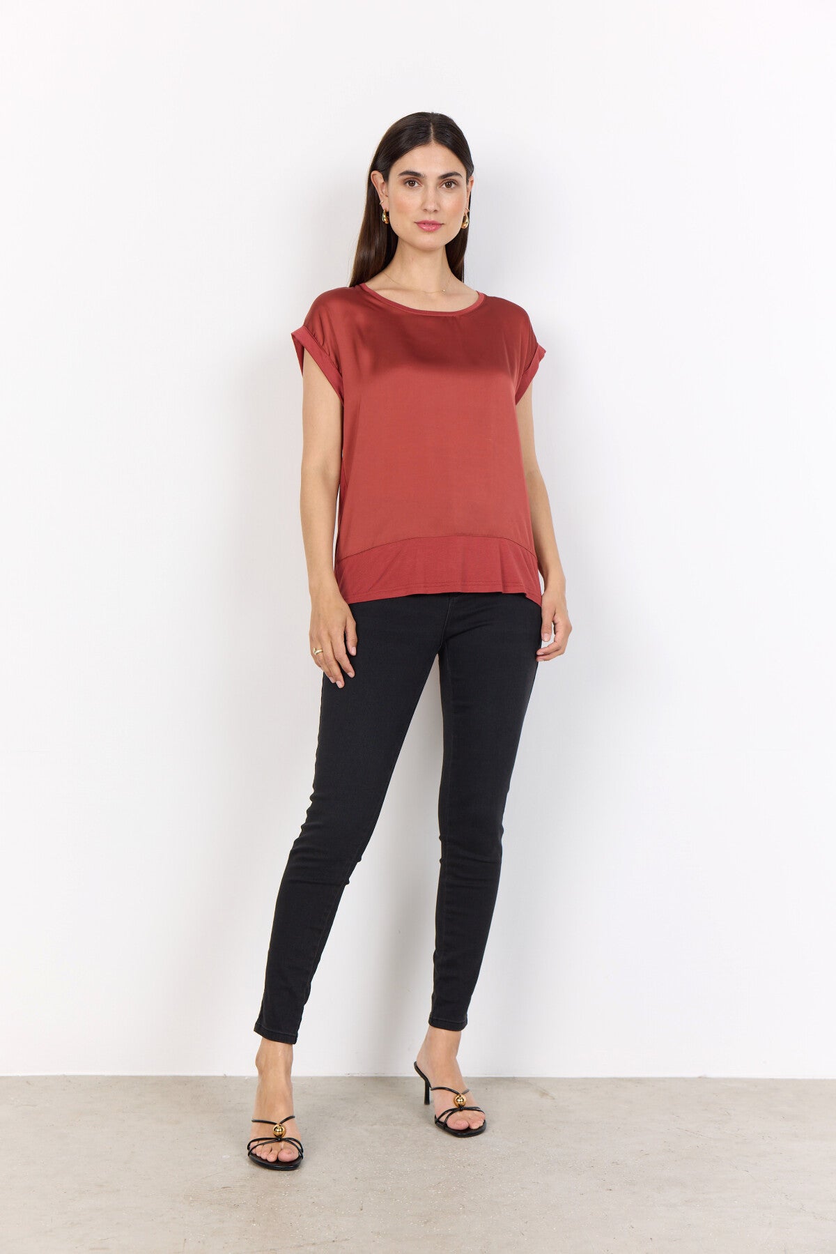 SC-THILDE 6 T-shirt Rust red