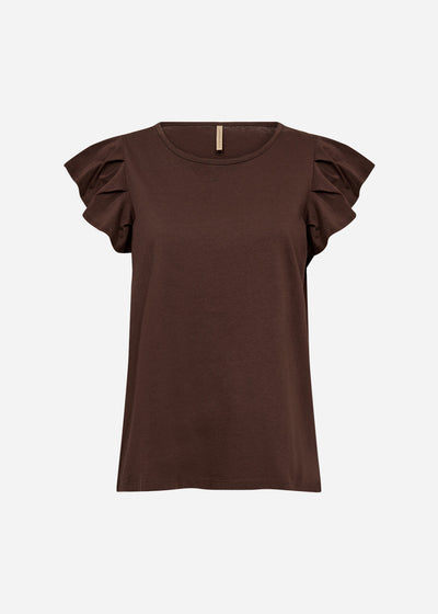 SC-DERBY 52 T-shirt Dark brown