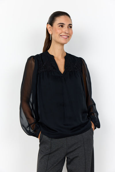SC-ANNE 1 Blouse Black