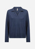 SC-BIARA 159 Blouse Navy