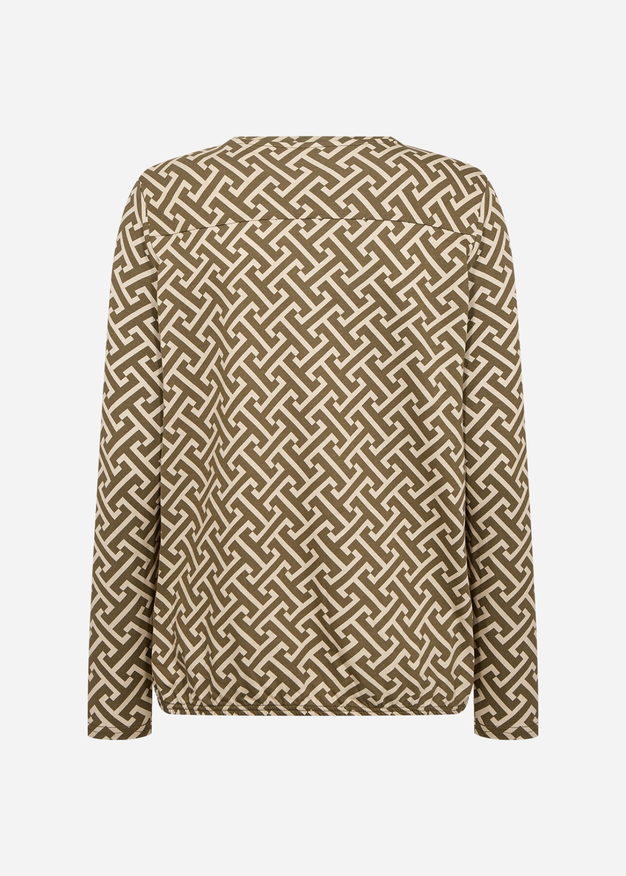 SC-FELICITY AOP 520 Blouse Dark green