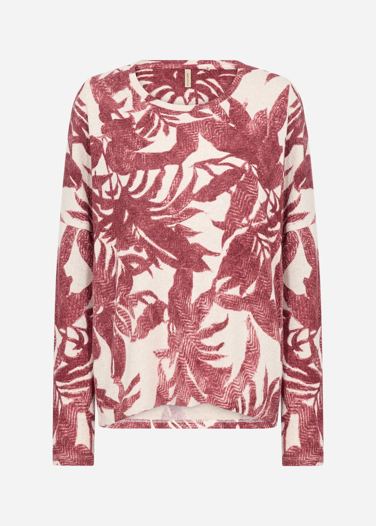 SC-BIARA AOP 152 Blouse Ruby red