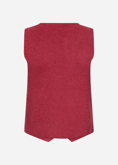 SC-KANITA 27 Waistcoat Dark red