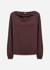 SC-BANU 333 Blouse Dark plum
