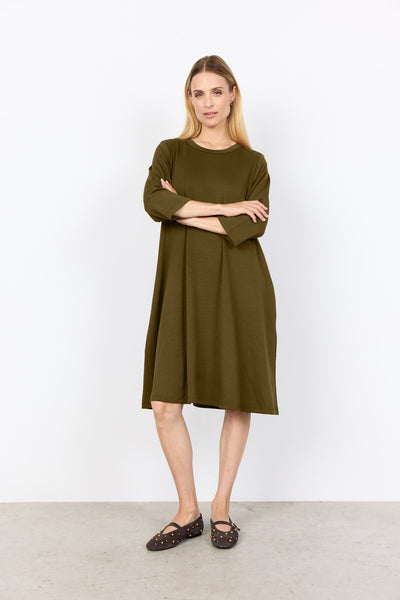 SC-BANU 155 Dress Dark green