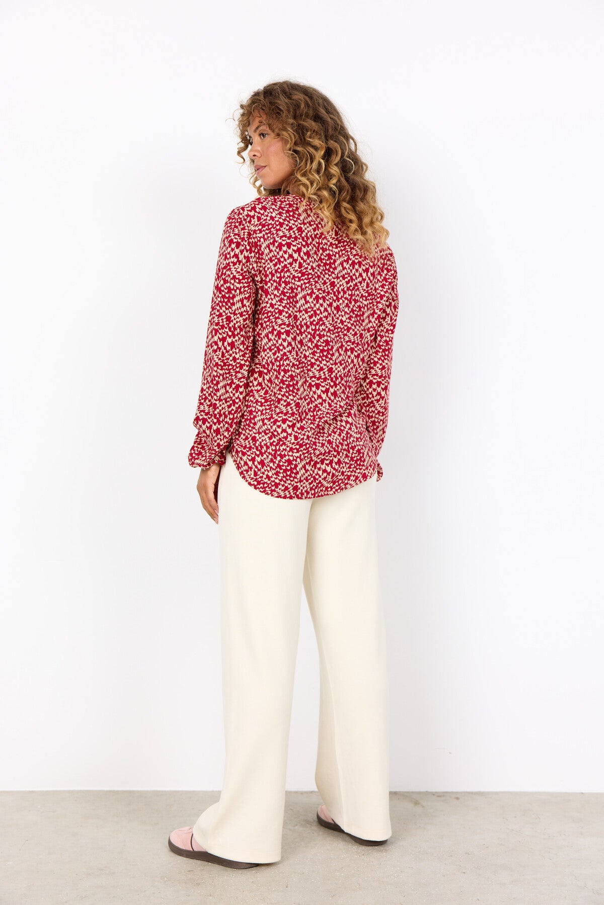 SC-VAN 1 Blouse Dark red