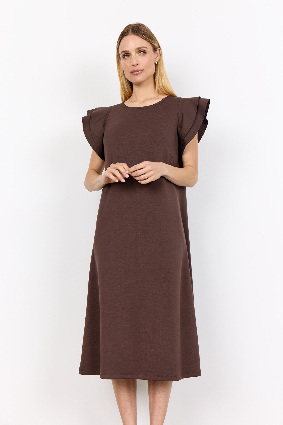 SC-BANU 251 Dress Dark brown