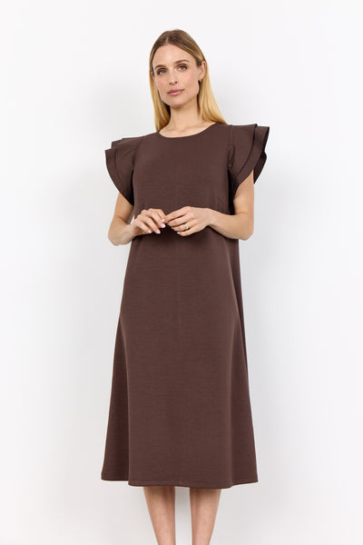 SC-BANU 251 Dress Dark brown