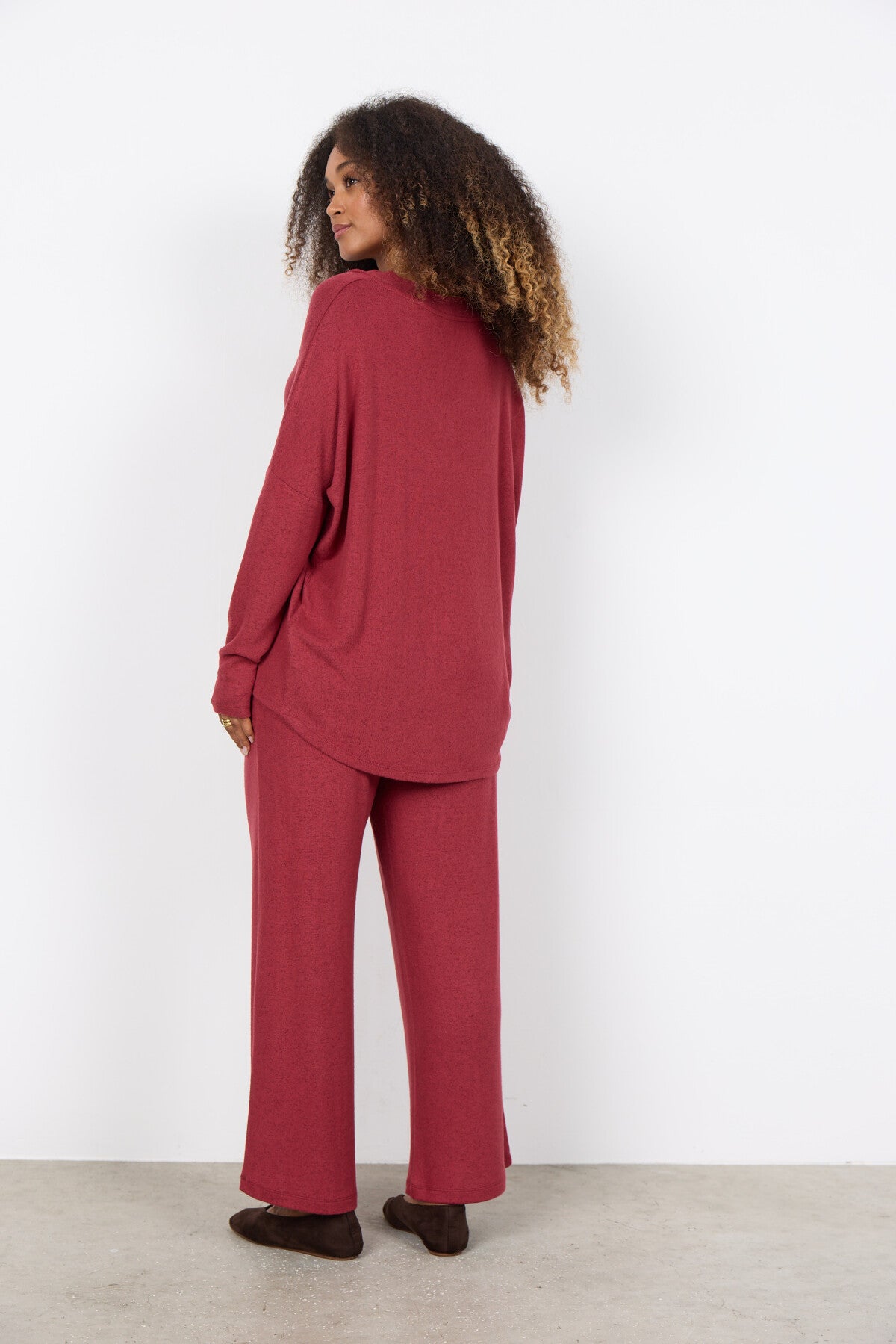 SC-BIARA 90 Blouse Ruby red