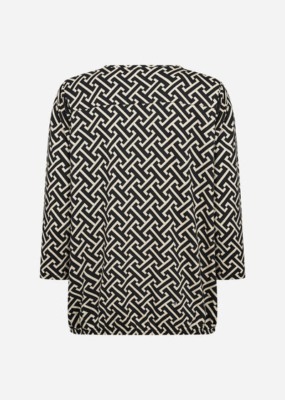 SC-FELICITY AOP 519 Blouse Black