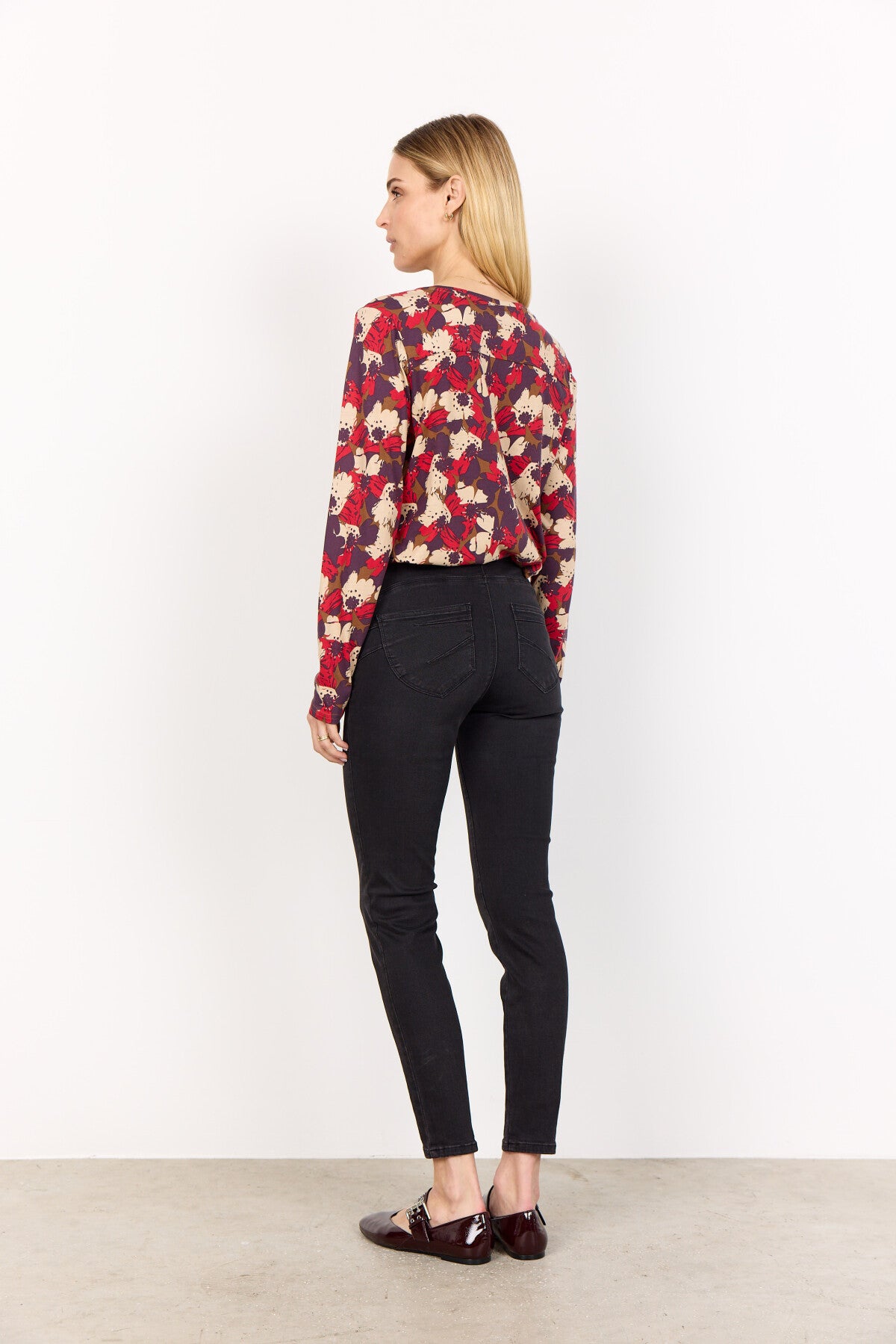 SC-FELICITY AOP 529 Blouse Red