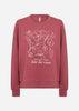 SC-BANU 287 Sweatshirt Ruby red
