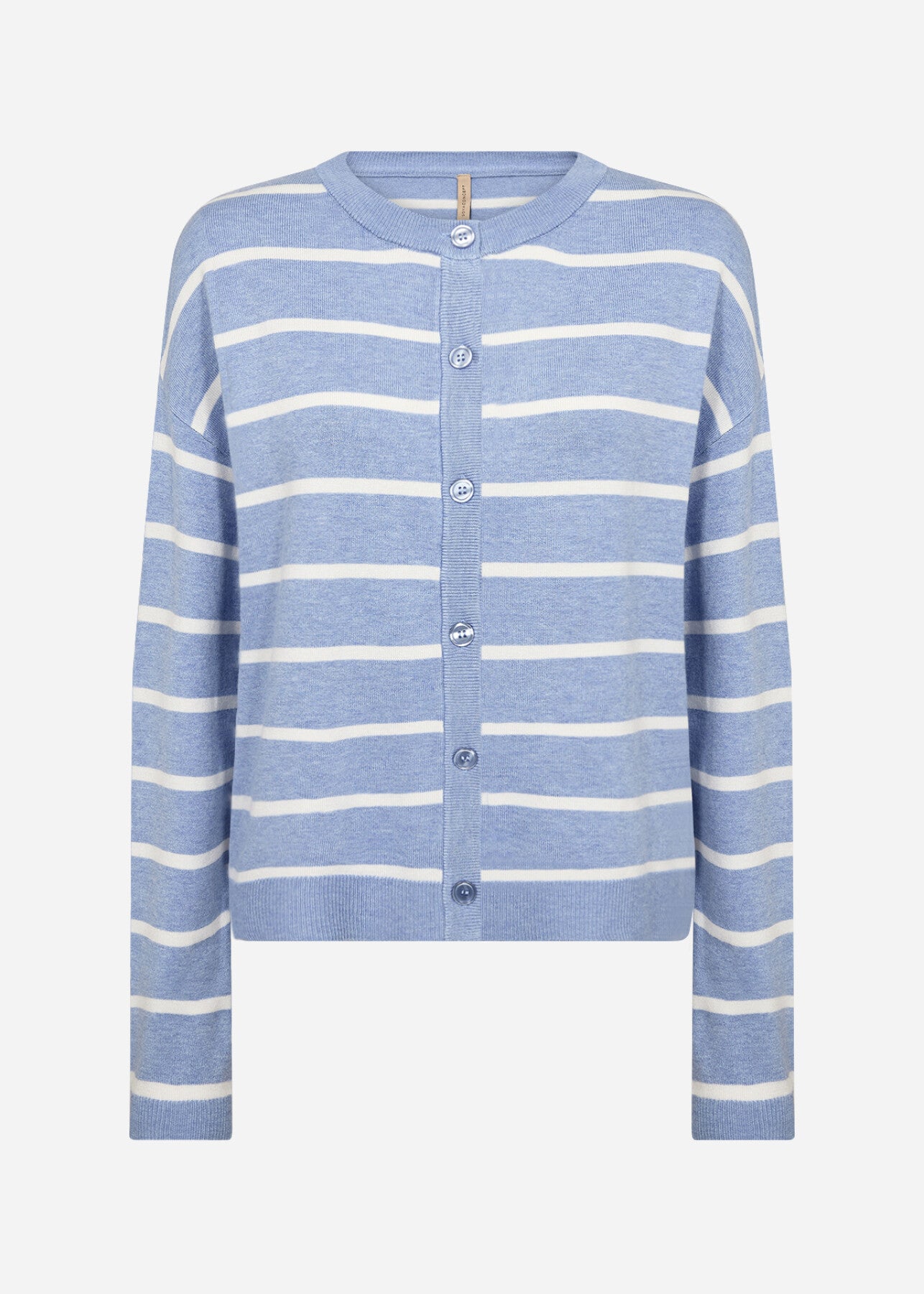 SC-DOLLIE STRIPE 795 Cardigan Light blue