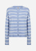 SC-DOLLIE STRIPE 795 Cardigan Light blue