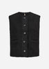 SC-SHAIMA 10 Waistcoat Black