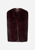 SC-NAIDA 3 Waistcoat Dark red
