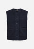 SC-SHAIMA 10 Waistcoat Navy