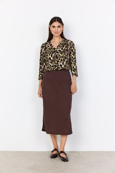 SC-FELICITY AOP 516 Blouse Olive