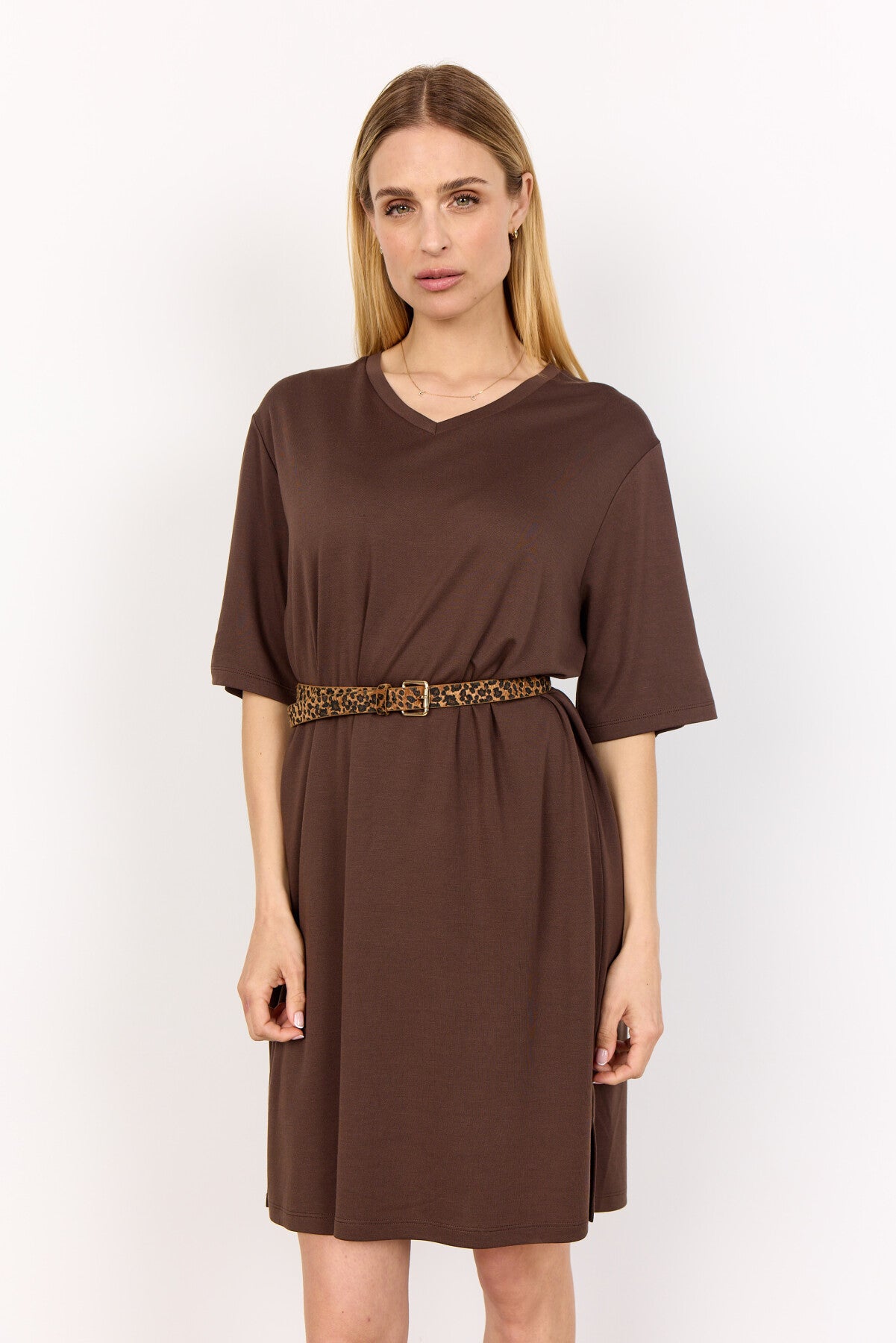 SC-FELUCCA 7 Dress Dark brown