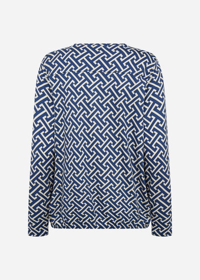 SC-FELICITY AOP 520 Blouse Dark blue