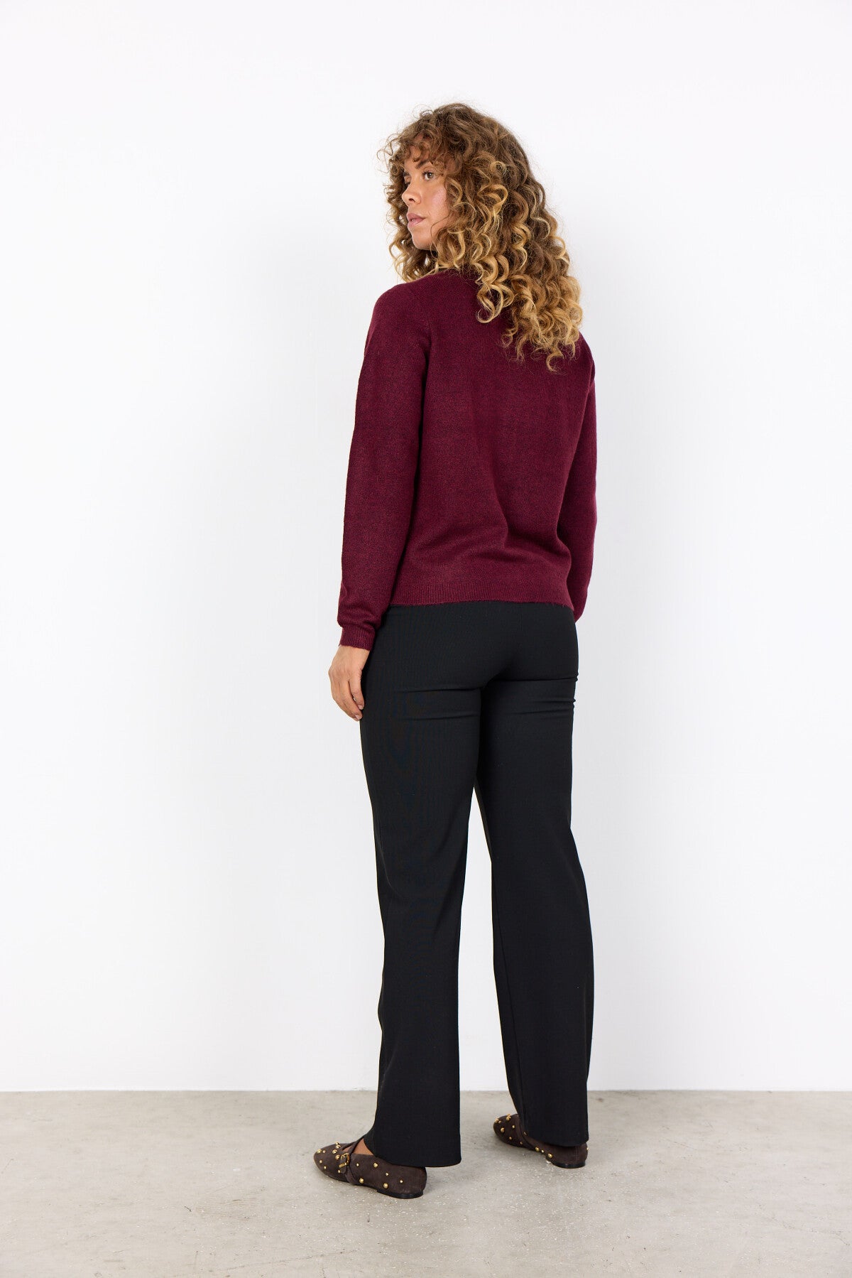 SC-ORLEAN 2 Cardigan Bordeaux