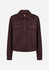 SC-BANU 337 Cardigan Dark plum
