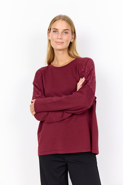 SC-BANU 257 Sweatshirt Bordeaux