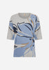 SC-BIARA AOP 158 Blouse Blue