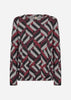 SC-GALINA 64 Blouse Dark red