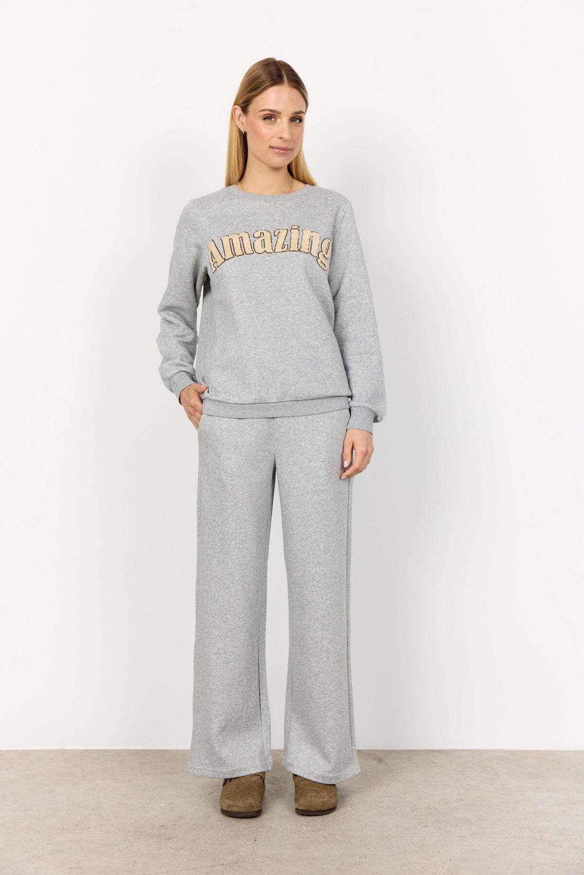 SC-ANGELIN 1 Sweatshirt Light grey
