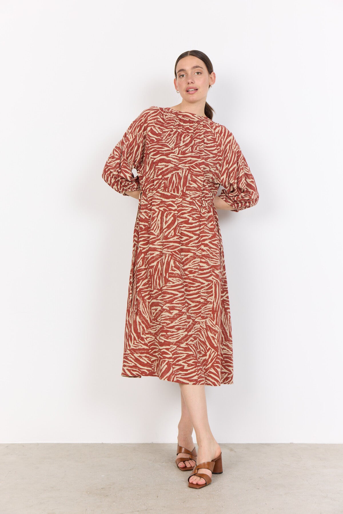 SC-SADE 3 Dress Rust red