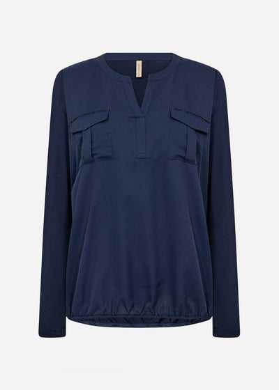 SC-HERMINE 1 Blouse Dark blue