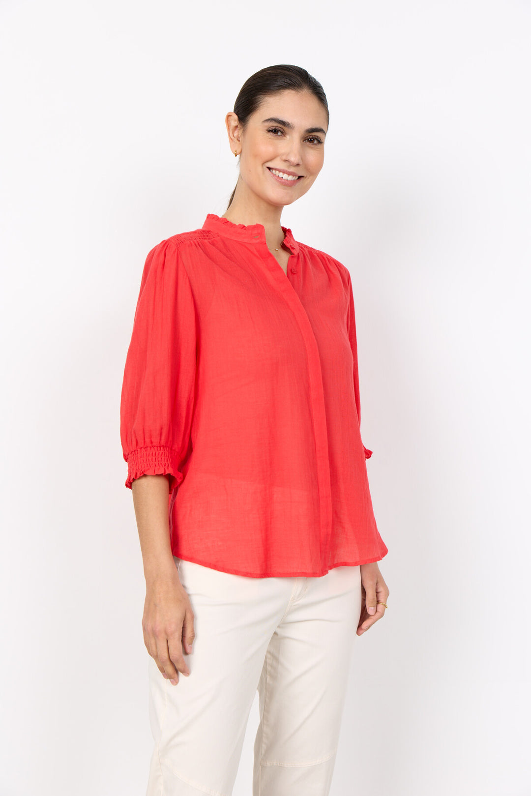 SC-FABIANA 3 Shirt in Red from soyaconcept | Soyaconcept.com