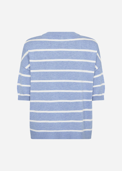 SC-DOLLIE STRIPE 794 Pullover Light blue