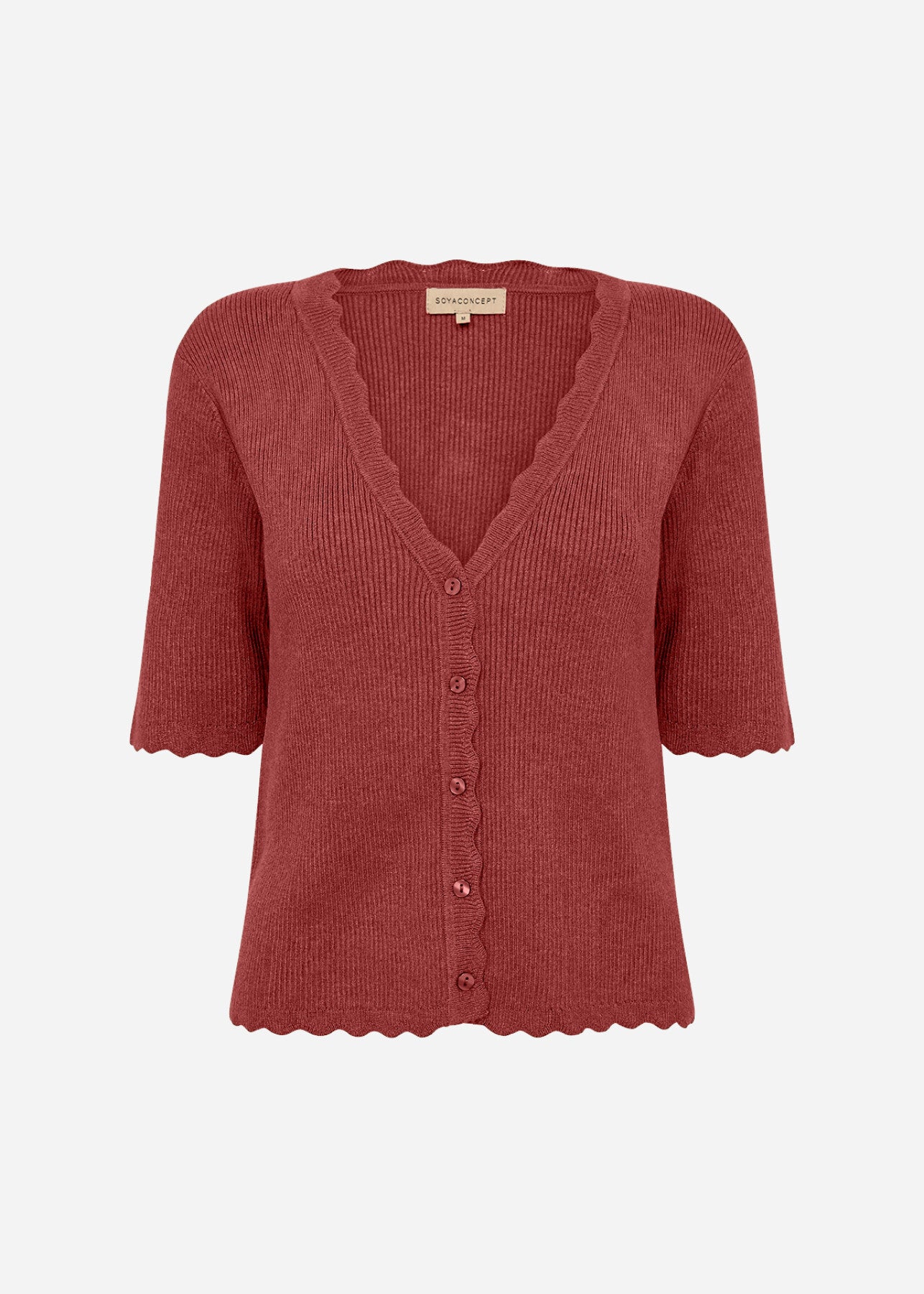 SC-DOLLIE 788 Cardigan Rust red