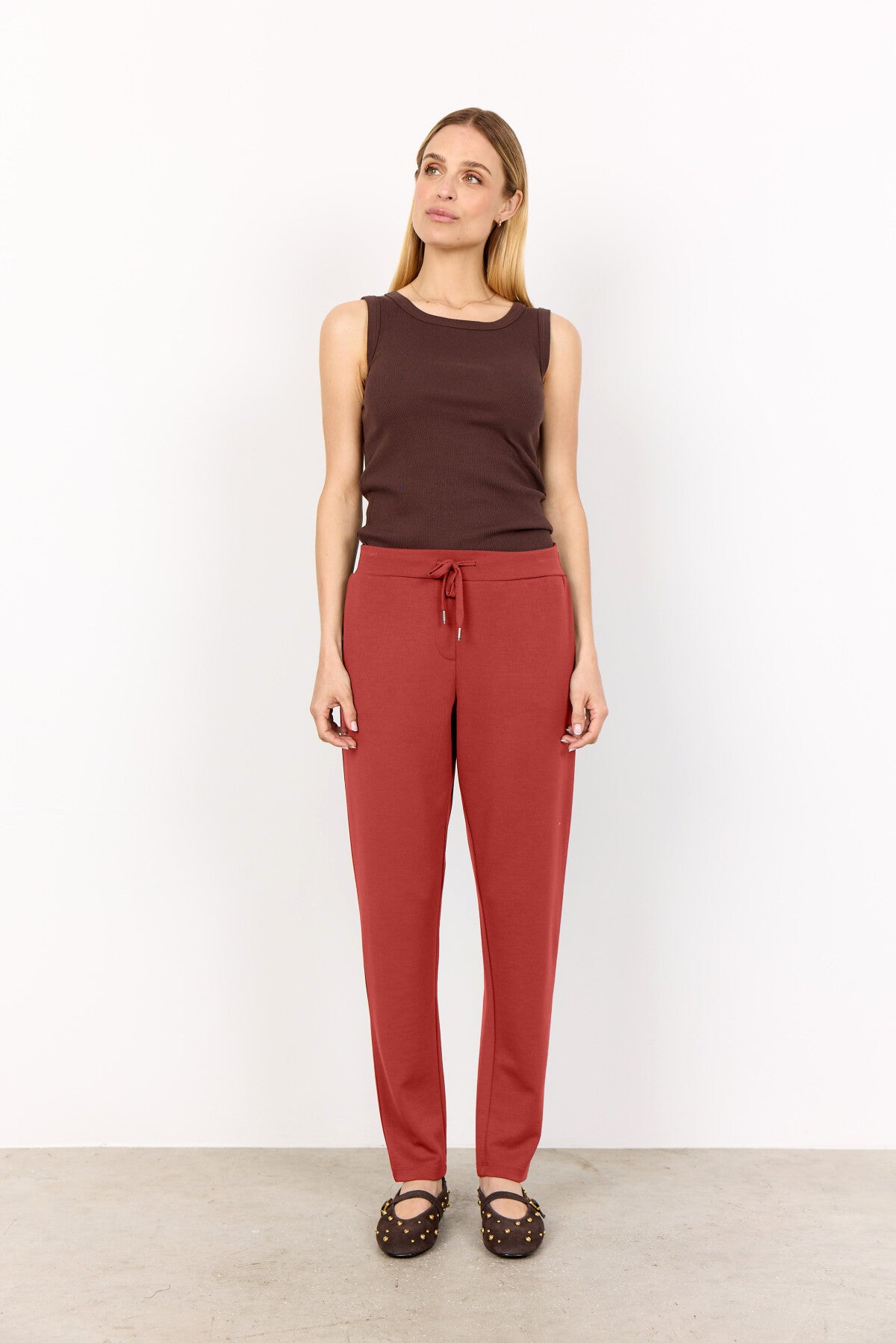 SC-BANU 157 Pants Rust red