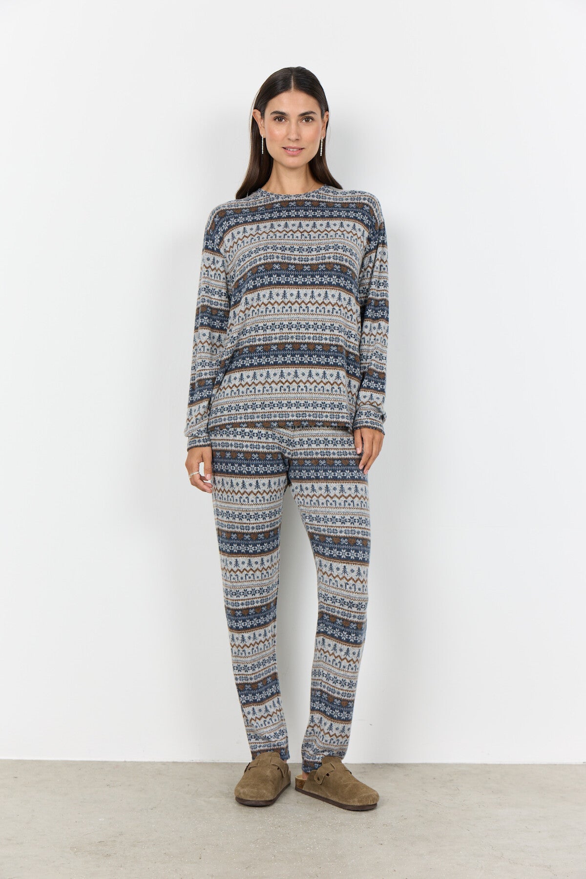 SC-BIARA AOP SET 149 Pyjamas Dark blue