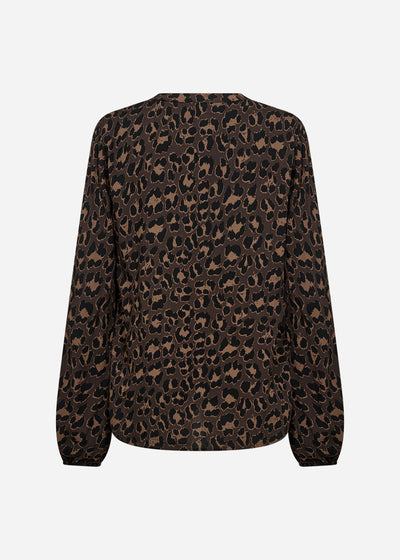 SC-SAFIRA 1 Blouse Dark brown