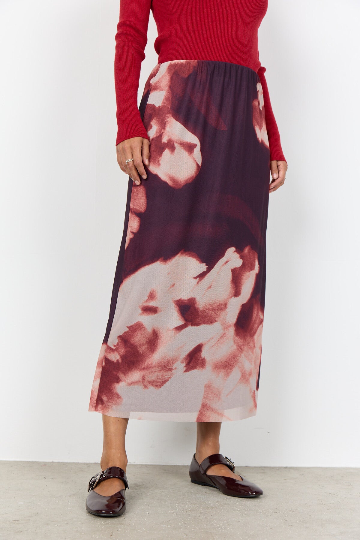 SC-ALDA AOP 58 Skirt Purple