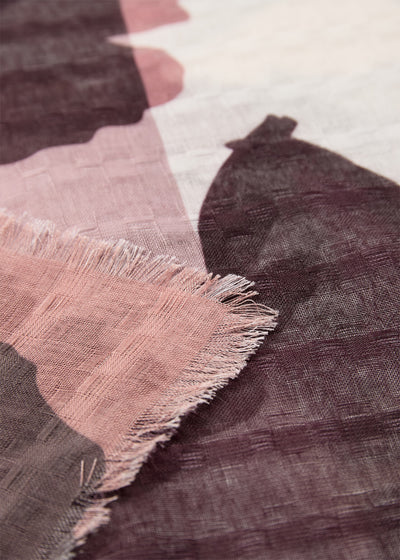 SC-BERTINA 1 Scarf Ruby red