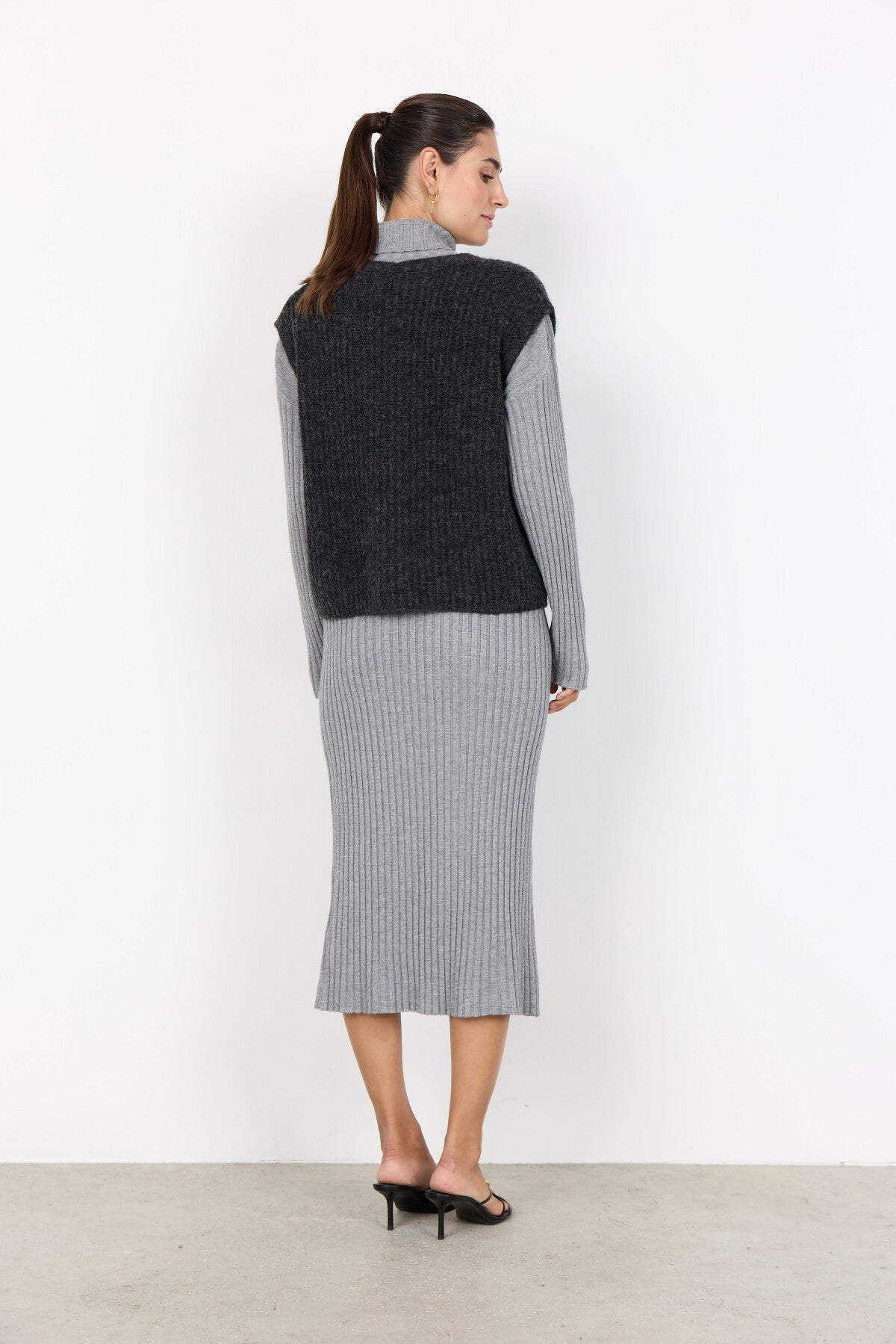 SC-TORINO 13 Waistcoat Dark grey