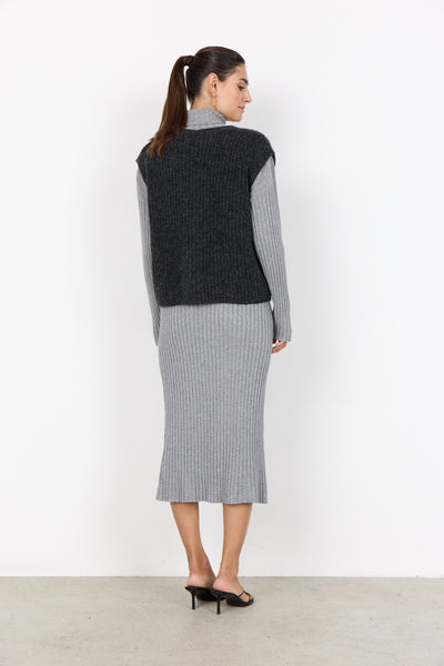 SC-TORINO 13 Waistcoat Dark grey