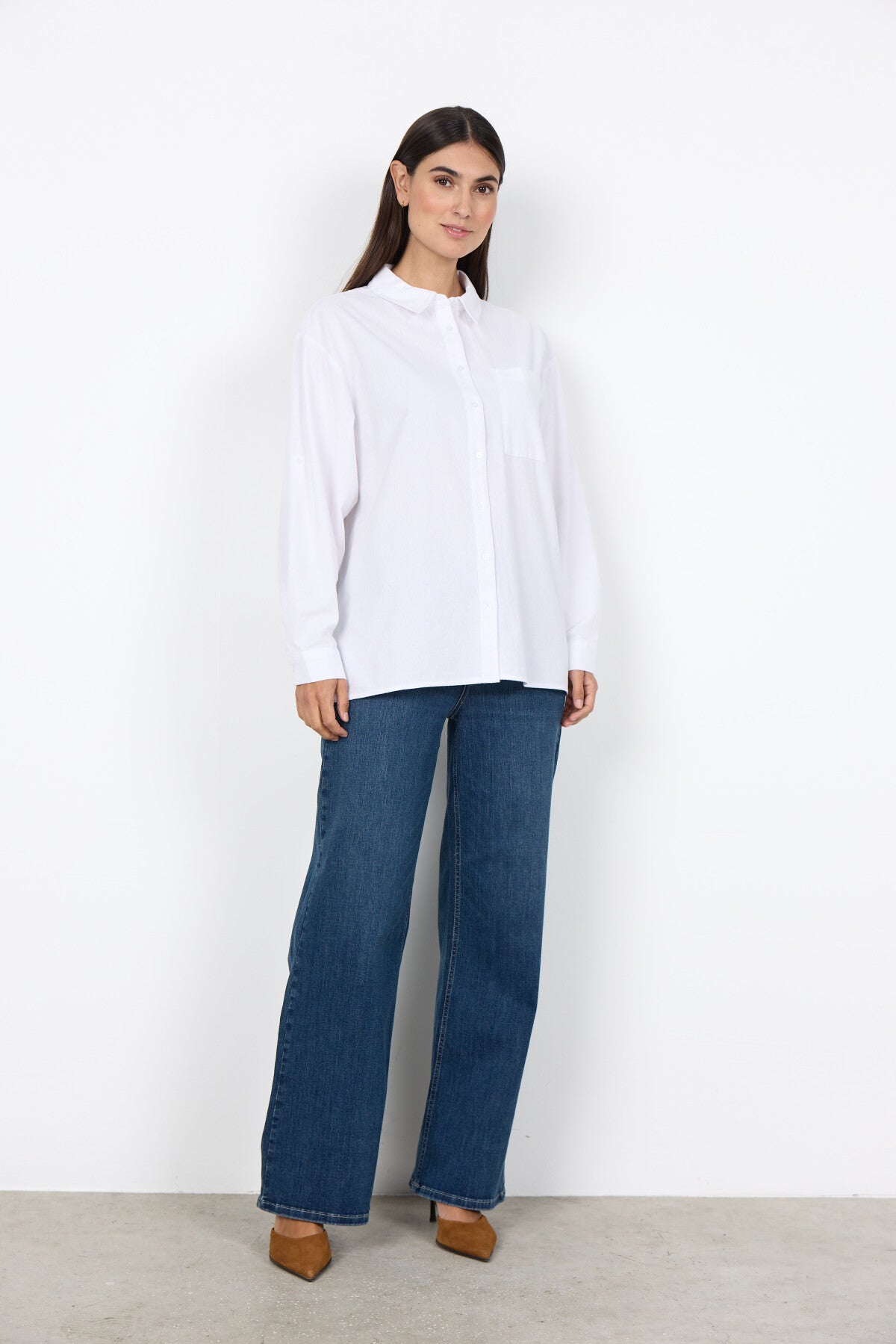 SC-CISSIE 52 Shirt in White from soyaconcept | Soyaconcept.com