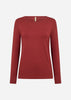 SC-MARICA 217 Blouse Ruby red