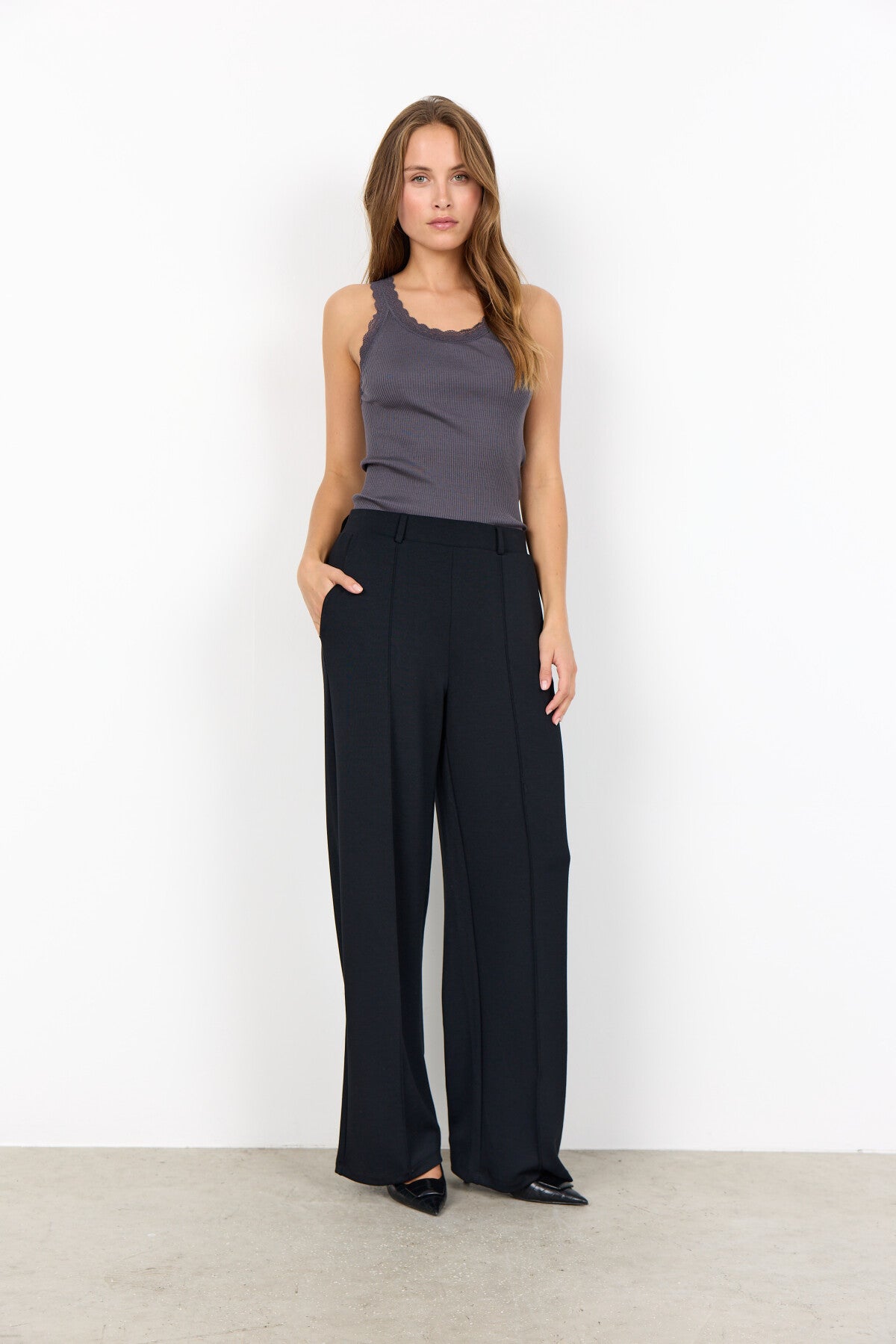 SC-SARONA 1 Top Dark grey