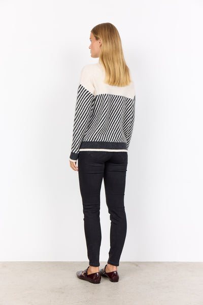 SC-NESSIE STRIPE 71 Pullover Cream
