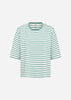 SC-RINA STRIPE 23 T-shirt Green