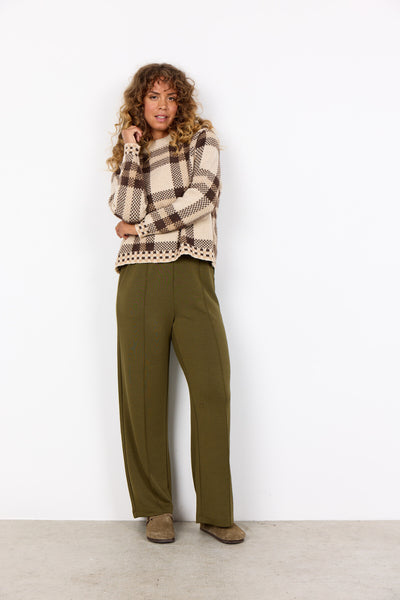 SC-VIBSA 1 Pullover Dark sand