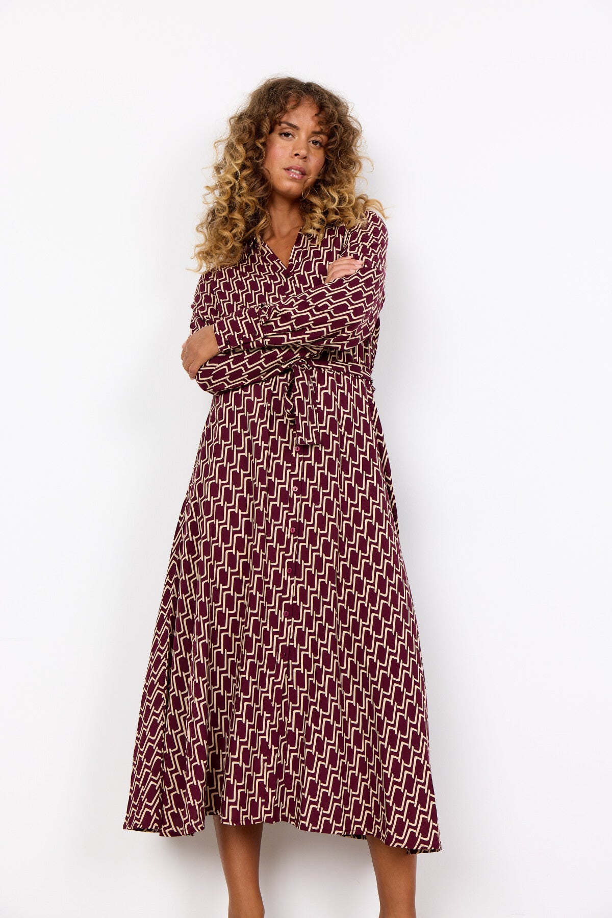 SC-VARLA 3 Dress Bordeaux